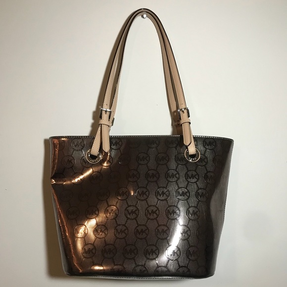 Michael Kors Handbags - New Michael Kors shoulder purse: logo Metallic